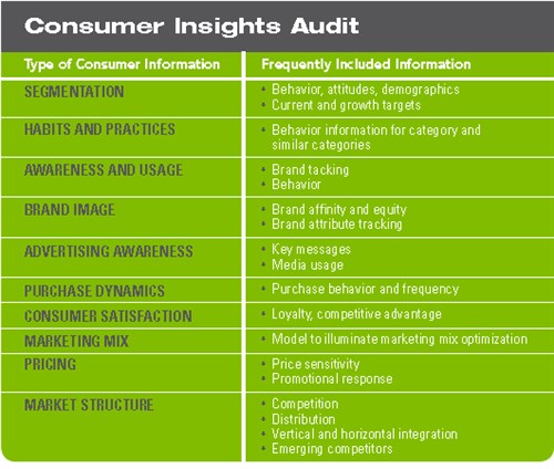 Consumer Insights Audit Checklist